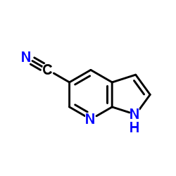 5-氰基-7-氮杂吲哚结构式
