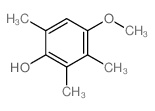 Phenol,4-methoxy-2,3,6-trimethyl- structure