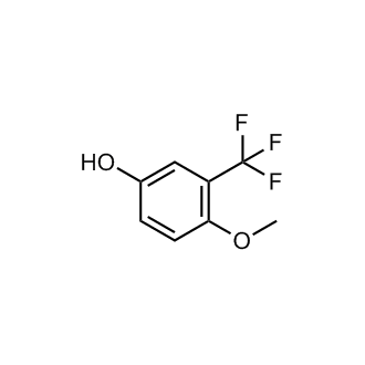 4-甲氧基-3-三氟甲基苯酚结构式