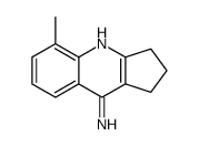 2,3-二氢-5-甲基-1H-环戊并[b]喹啉-9-胺结构式