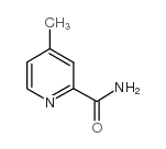 4-甲基-2-吡啶羧酰胺结构式