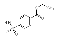 4-(氨基磺酰基)苯甲酸乙酯结构式
