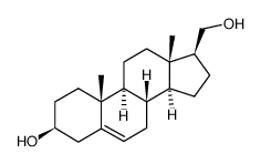 21-nor-5-pregnene-3β,20-diol结构式