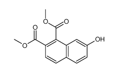dimethyl 7-hydroxynaphthalene-1,2-dicarboxylate Structure