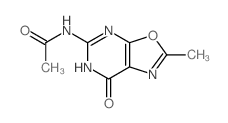 N-(8-methyl-5-oxo-9-oxa-2,4,7-triazabicyclo[4.3.0]nona-2,7,10-trien-3-yl)acetamide结构式