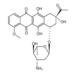 4'-epidaunorubicine Structure