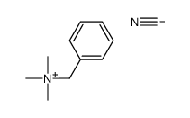 benzyl(trimethyl)azanium,cyanide Structure