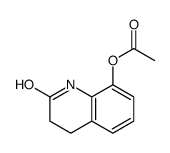 (2-oxo-3,4-dihydro-1H-quinolin-8-yl) acetate Structure