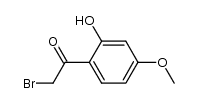 2-bromo-1-(2-hydroxy-4-methoxy-phenyl)ethanone Structure