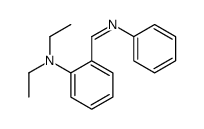N,N-diethyl-2-(phenyliminomethyl)aniline Structure