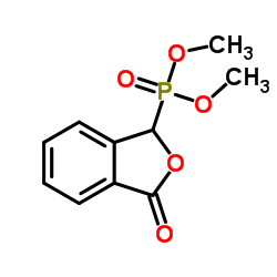 (3-氧代-1,3-二氢异苯并呋喃-1-基)膦酸二甲酯结构式