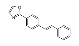 2-[4-(2-phenylethenyl)phenyl]-1,3-oxazole结构式