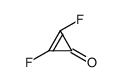 2,3-difluorocycloprop-2-en-1-one结构式