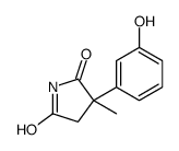 3-(3-hydroxyphenyl)-3-methylpyrrolidine-2,5-dione结构式