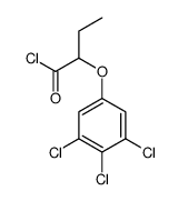 2-(3,4,5-trichlorophenoxy)butanoyl chloride Structure