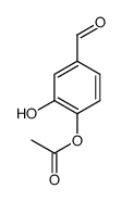Benzaldehyde, 4-(acetyloxy)-3-hydroxy- (9CI) picture