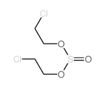1-chloro-2-(2-chloroethoxysulfinyloxy)ethane Structure