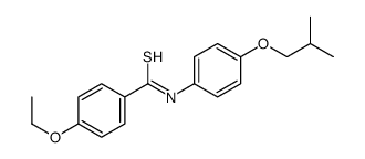 4-ethoxy-N-[4-(2-methylpropoxy)phenyl]benzenecarbothioamide Structure