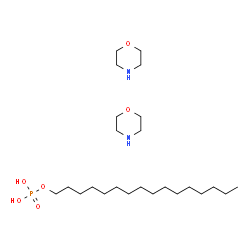 dimorpholinium hexadecyl phosphate Structure