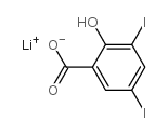 3,5-二碘水杨酸锂结构式