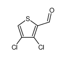 3,4-dichloro-2-thiophenecarboxaldehyde结构式