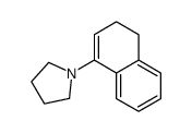 1-(3,4-dihydronaphthalen-1-yl)pyrrolidine结构式