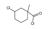 Cyclohexanecarbonyl chloride, 3-chloro-1-methyl- (9CI) Structure