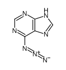 6-azido-7H-purine Structure