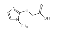 [(1-甲基-1H-咪唑-2-基)磺酰基]乙酸结构式