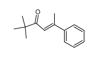 (Z)-2,2-Dimethyl-5-phenyl-hex-4-en-3-one结构式