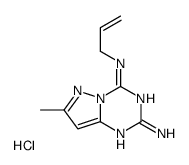 7-methyl-4-N-prop-2-enylpyrazolo[1,5-a][1,3,5]triazine-2,4-diamine,hydrochloride Structure