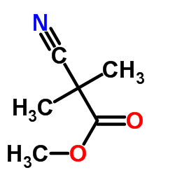 2-氰基-2-甲基丙酸甲酯结构式