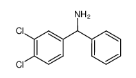(RS)-C-(3,4-dichloro-phenyl)-C-phenyl-methylamine Structure