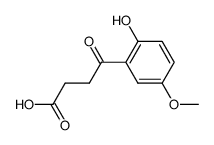 4-(2-hydroxy-5-methoxyphenyl)-4-oxobutanoic acid结构式