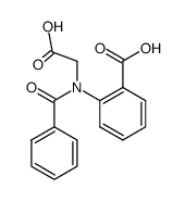 2-(N-(carboxymethyl)benzamido)benzoic acid Structure