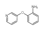 2-(吡啶-3-基氧基)-苯胺结构式