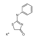 Potassium salt of 2-Phenylimino-4-thiazolidinone结构式