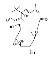 (+/-)-abscisic acid β-D-glucose ester Structure