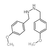 1,2-Bis(4-methoxybenzyl)hydrazine结构式