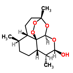 alpha-Dihydroartemisinin structure