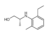(R)-(+)-N-(1'-Methyl-2'-hydroxyethyl)-2-ethyl-6-methylanilin结构式