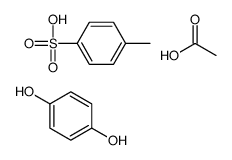 acetic acid,benzene-1,4-diol,4-methylbenzenesulfonic acid Structure