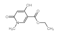 4-羟基-1-甲基-6-氧代-1,6-二氢-吡啶-3-羧酸乙酯结构式