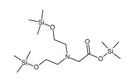 (bis(trimethylsiloxyethyl)trimethylsiloxycarbonylmethyl)amine结构式