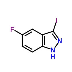5-Fluoro-3-iodo-1H-indazole Structure