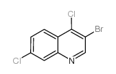 3-溴-4,7-二氯喹啉结构式