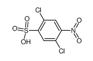 2,5-dichloro-4-nitro-benzenesulfonic acid结构式