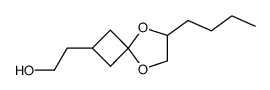 2-(6-butyl-5,8-dioxaspiro[3.4]octan-2-yl)ethan-1-ol结构式