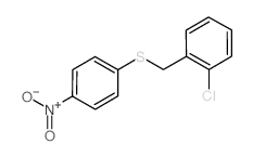 1-CHLORO-2-([(4-NITROPHENYL)SULFANYL]METHYL)BENZENE结构式