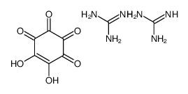 5,6-dihydroxycyclohex-5-ene-1,2,3,4-tetrone,guanidine Structure